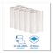 Boardwalk 10 Gallon 0.4 mil 24 in. x 23 in. Perforated Roll Low-Density Waste Can Liners - White (25 Bags/Roll, 20 Rolls/Carton)